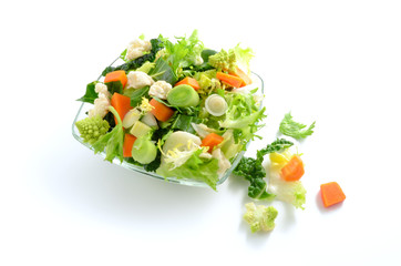 Fresh vegetables for minestrone soup