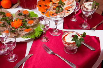 Table wine glasses for wine