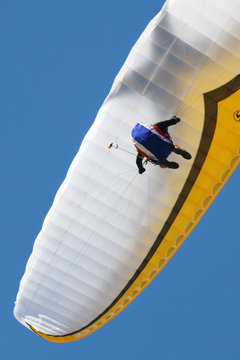 paragliding jump