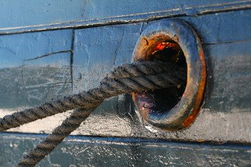 nostril with ropes