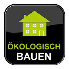 Glossy Button - Ökologisch bauen