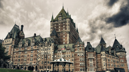 Fototapeta premium Architektura i kolory miasta Quebec