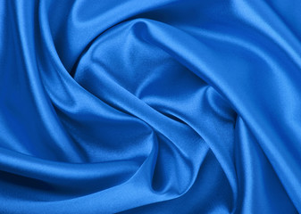 Smooth elegant blue silk background