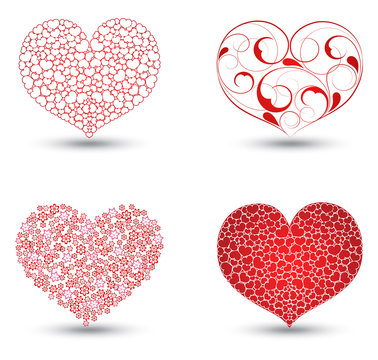 Collection of  hearts