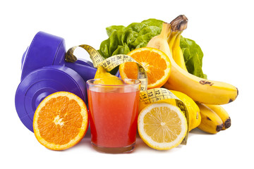 concepto de dieta sana de fruta
