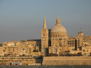 Fototapeta na wymiar Cathédrale de la Valette, Malte