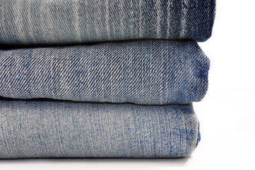 Stack of Blue Jeans