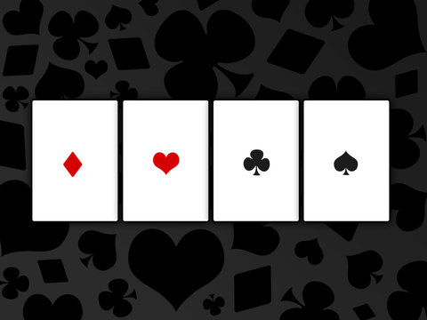 Casino - Ambiance poker - carr&eacute; d'as