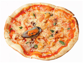 seafood pizza