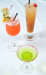 different cocktails