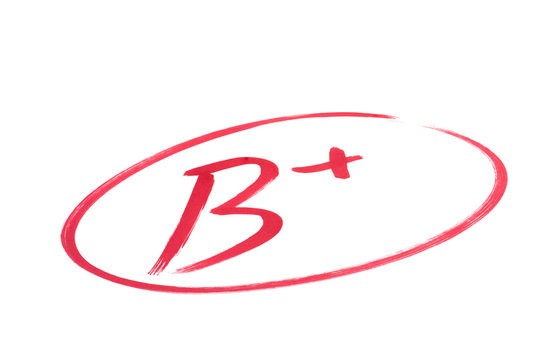 Good School Exam - Grade B+ (plus)