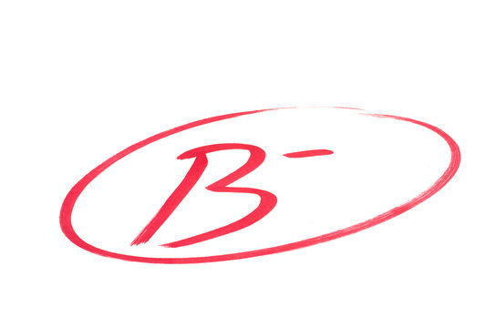 Good School Exam - Grade B- (minus)