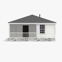 3d render of US house