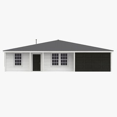 3d render of US house