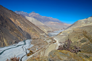 River Valley near Jomosom, Nepal