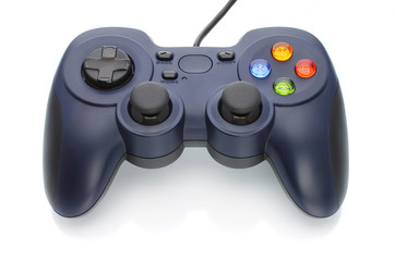 Game pad on white background