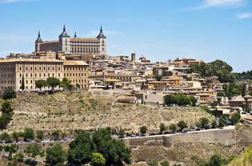 Alcazar sobre Toledo