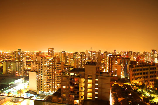 Panorama von Santiago de Chile