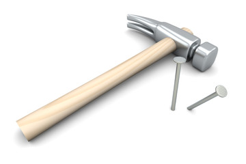 Hammer und Nägel