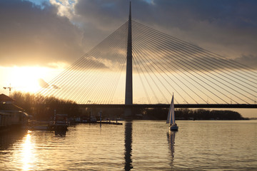 Obraz premium cable bridge Ada