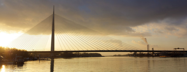 Ada bridge Serbia, Belgrade