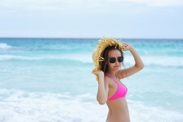 Girl on a beach