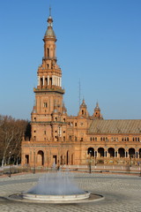 Obraz premium tower at plaza de espana in Seville
