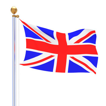 isolated United Kingdom flag