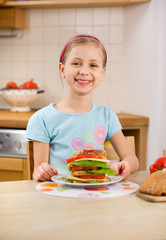 girl with sandwich © mbt_studio