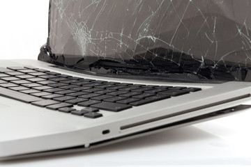 broken laptop