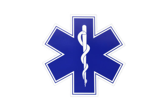 Medical Symbol of the Emergency or Green Star of Life Vector Illustration  Stock Vector - Illustration of icon, science: 145957903