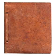 Vintage leather book cover