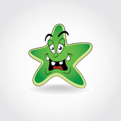 Cartoon star - isolated illustration