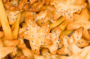 Salted crackers
