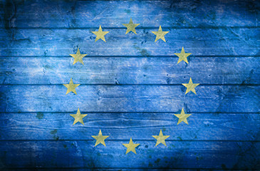 bandiera europa vintage © Photobeps