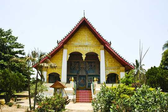 The church in Laos Temple
