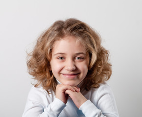 girl smiling