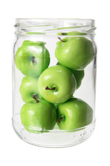 Miniature Apples in Jar