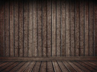 Grunge wooden wall background