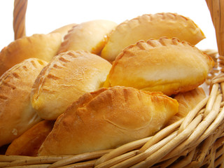 Basket full of pasties