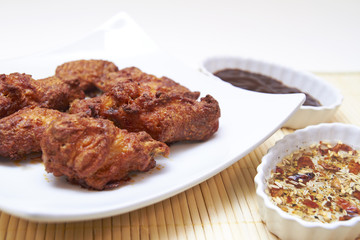 Spicy chicken wings