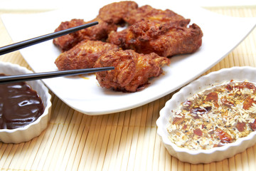 Spicy chicken wings