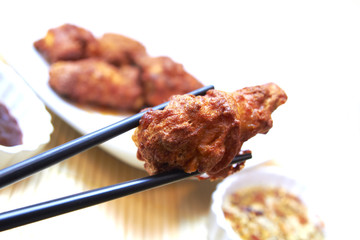 Spicy chicken wings