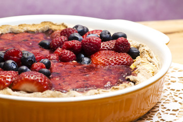 red fruits tart