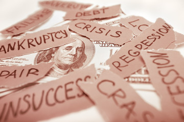 Dollar currency regression concept