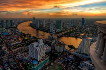 Fototapete Rund Bangkok © Grischa Georgiew