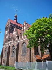 Gdańsk Nowy Port - Kościół Misyjny - obrazy, fototapety, plakaty