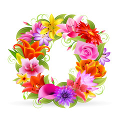 Buchstabe Blume klein - o