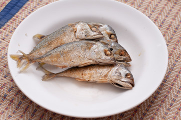 Fried of mackerel fish