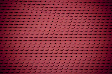 Naklejka premium red clay roof tile background